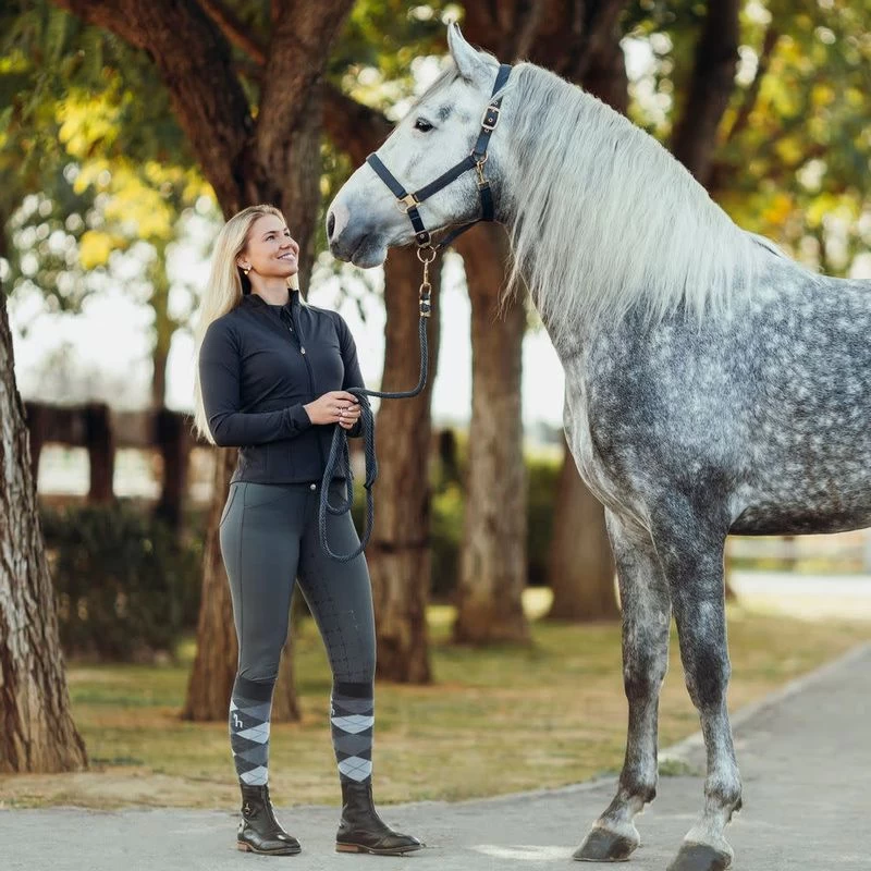 Horze Women's Ciandra UV Pro Technical Training Jacket - Charcoal Grey - Image 7