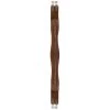 Silverleaf Plain Chafeless Girth Single Elastic - African Walnut