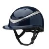 Charles Owen Halo Luxe Helmet - Navy/Platinum Gloss