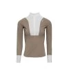 Alessandro Albanese Women's Vilamora Long Sleeve Zip Competition Shirt - Tan