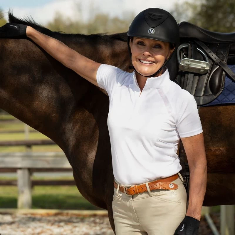 Equinavia Women's Ingrid Short Sleeved Show Shirt - White - Image 4