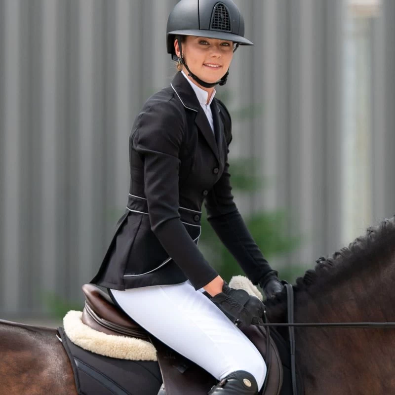 Cavalliera Women's Prima Show Jacket - Black/Grey - Image 4