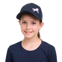 Cavalliera Kids' Pony Baseball Cap - Navy Blue