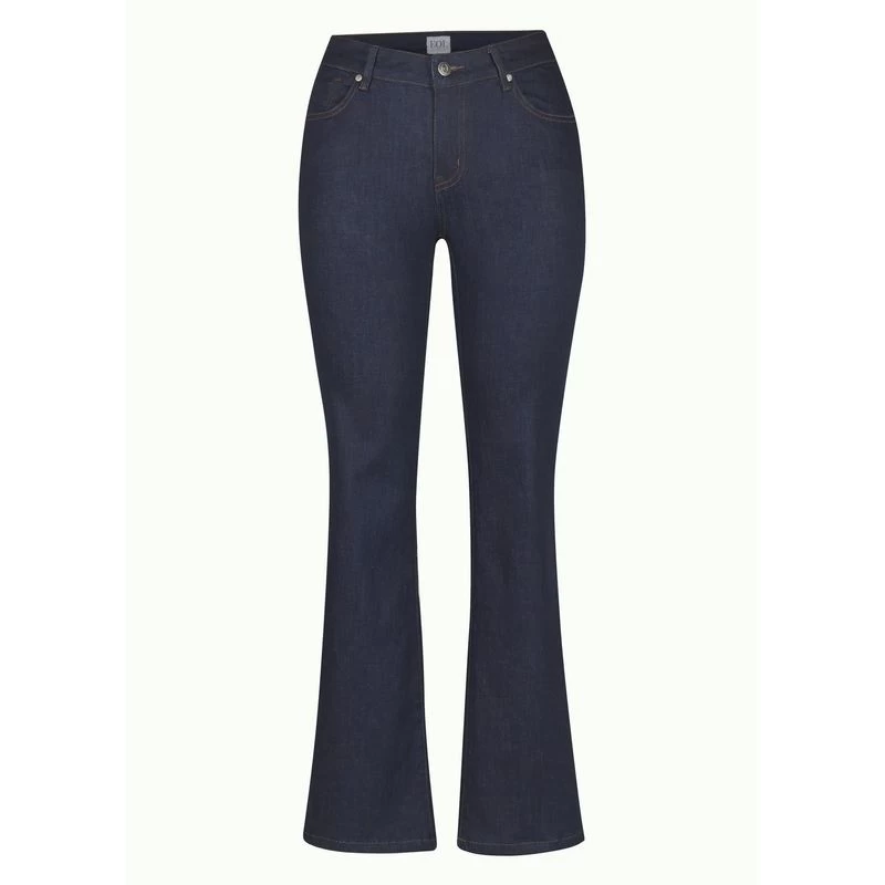 EQL Women's In Motion Bootcut Jean - Dark Rinse