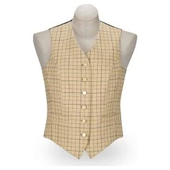 RJ Classics Women's Aiken Hunt Vest - Tattersall