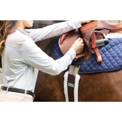 Perri's Nylon Fleece Girth - Brown