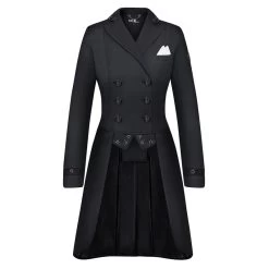 Fair Play Women's Dorothee Rose Gold Comfimesh Shadbelly Coat - Black