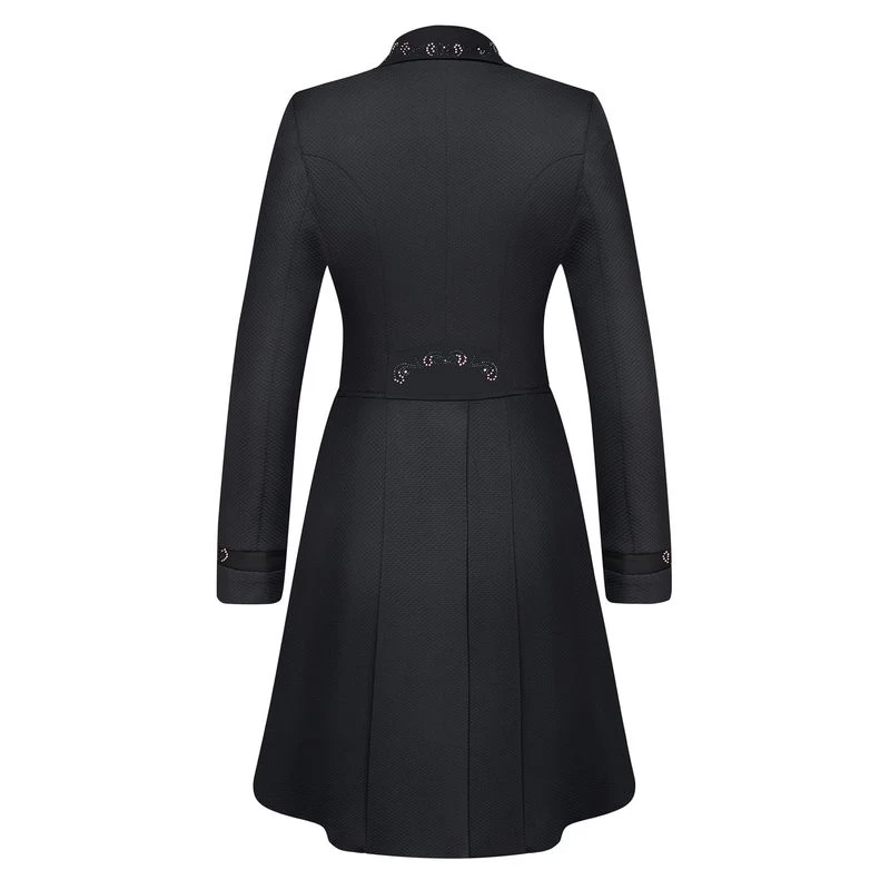 Fair Play Women's Dorothee Rose Gold Comfimesh Shadbelly Coat - Black - Image 2