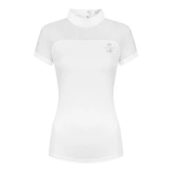 Fair Play Women's Lucia 2.0 Short Sleeve Competition Shirt - White