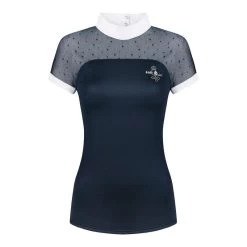 Fair Play Women's Lucia 2.0 Short Sleeve Competition Shirt - Navy