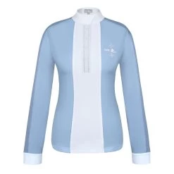 Fair Play Women's Claire Pearl Long Sleeve Competition Shirt - Blue