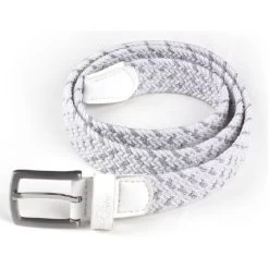 Fair Play Hill Braid Belt - White/Silver