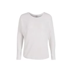 EQL Women's Organic Cotton Mesh Weekender Top - Soft White