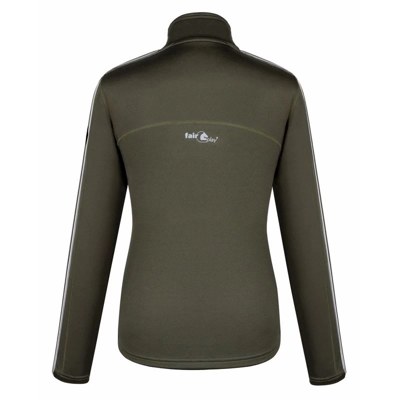 Fair Play Women's Bonnie Half Turtleneck - Olive - Image 2
