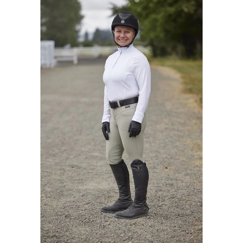 Kerrits Women's Encore Long Sleeve Show Shirt - White/Lucky Diamond - Image 3