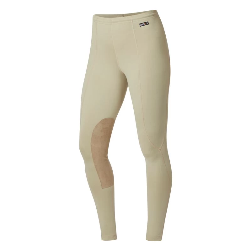 Kerrits Women's Klassic Knee Patch Tights - Tan - Image 2