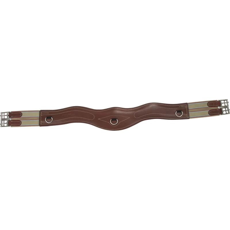 M. Toulouse Anatomic Shaped Padded Leather Girth - Cognac
