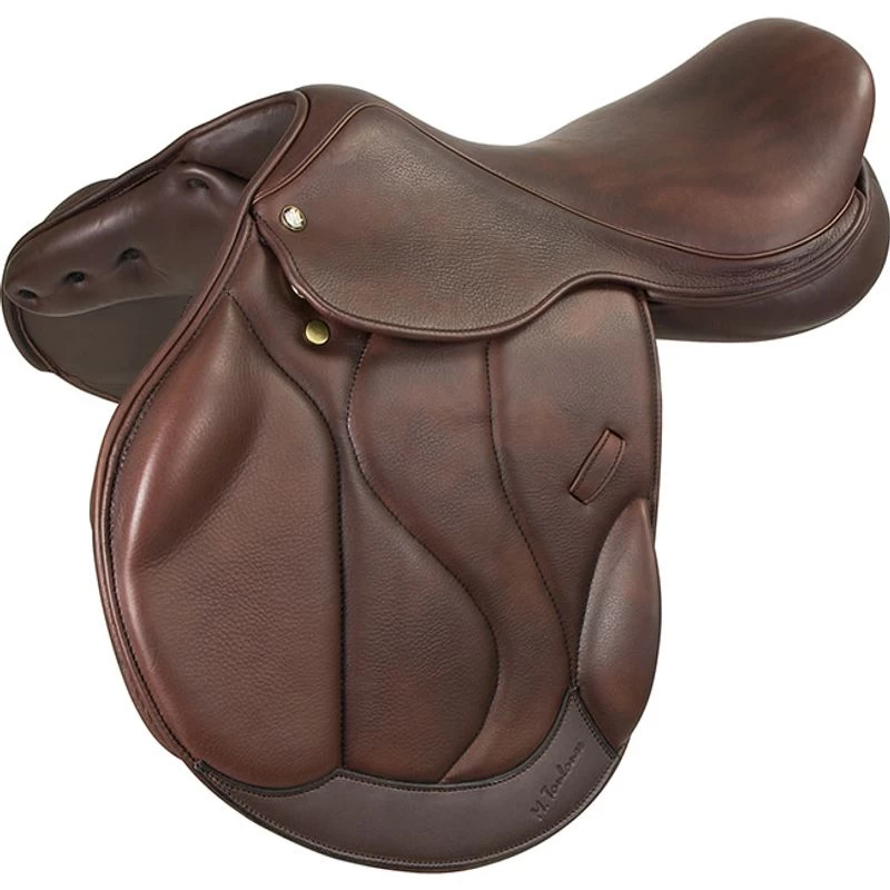 M. Toulouse Marielle Monoflap Eventing Saddle - Chocolate - Image 2