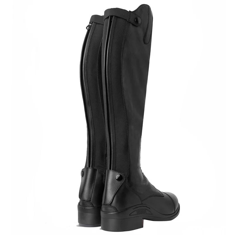 Horze Women's Lace Up Tall Riding Boots - Black - Image 2