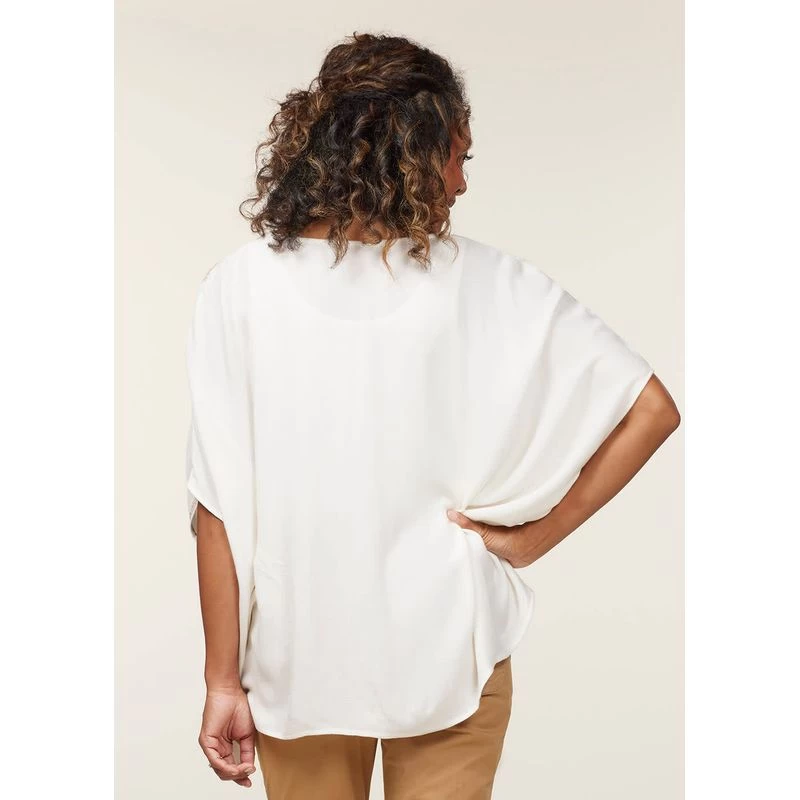 EQL Women's Embroidered EQ Stripe Top - Soft White - Image 4