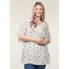EQL Women's Daydream Gauze Tunic - Soft White Spring Fever