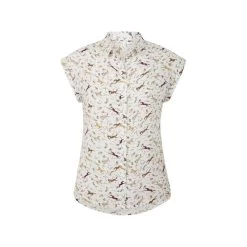 EQL Women's Horizon Rolled Cuff Shirt - Soft White Spring Fever