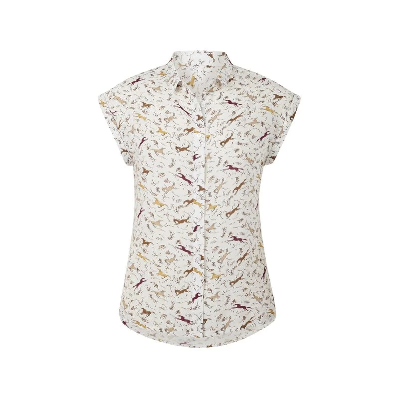 EQL Women's Horizon Rolled Cuff Shirt - Soft White Spring Fever