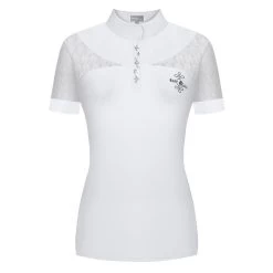 Fair Play Women's Alexis Short Sleeve Competition Shirt - White