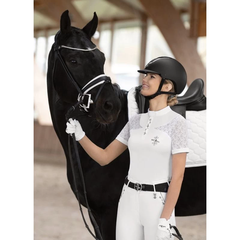 Fair Play Women's Alexis Short Sleeve Competition Shirt - White - Image 3