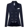 Fair Play Women's Alissa Fleur Dressage Summer Short Tail Coat - Navy