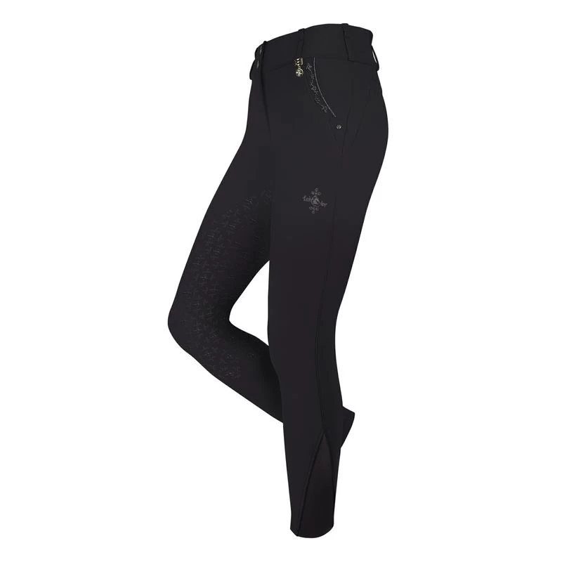 Fair Play Women's Jasmine Fleur Full Seat Breeches - Black