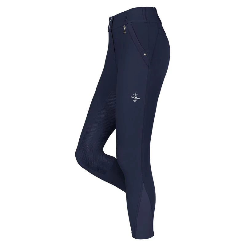 Fair Play Women's Jasmine Full Seat Breeches - Navy