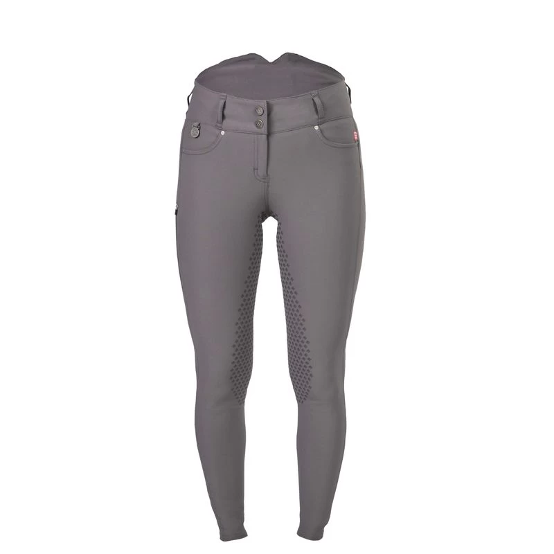 Back On Track Women's Julia Full Seat Breeches - Grey