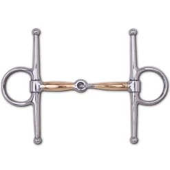 Toklat Full Cheek Thin Copper Mouth Snaffle Bit