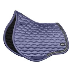 Fair Play Hexagon Arrow Jump Saddle Pad - Steel Blue
