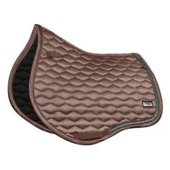 Fair Play Hexagon Arrow Jump Saddle Pad - Taupe Grey