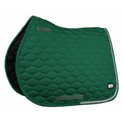 Fair Play Hexagon Crystal All Purpose Saddle Pad - Dark Green
