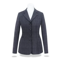 RJ Classics Women's Palermo Orange Label Show Coat - Shadow Grey Plaid