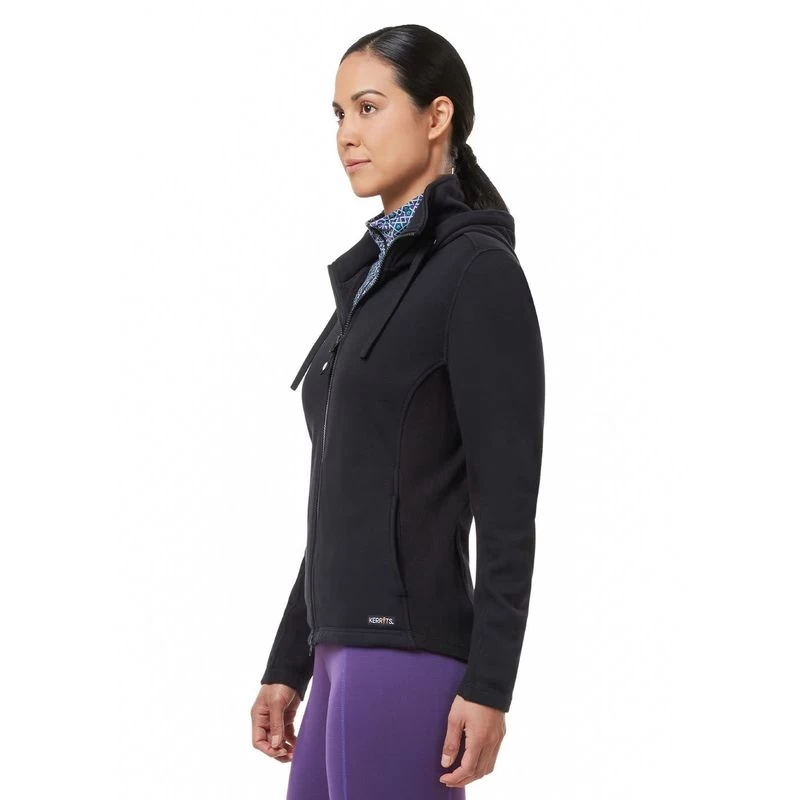 Kerrits Women's Double Take Full Zip Fleece Hoodie - Black - Image 3