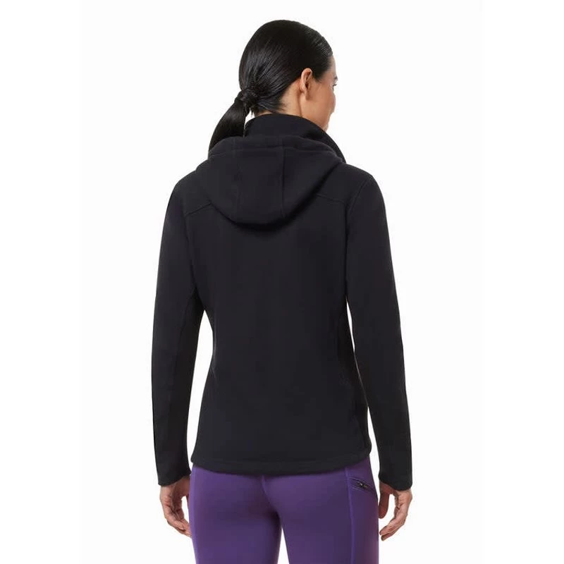 Kerrits Women's Double Take Full Zip Fleece Hoodie - Black - Image 4