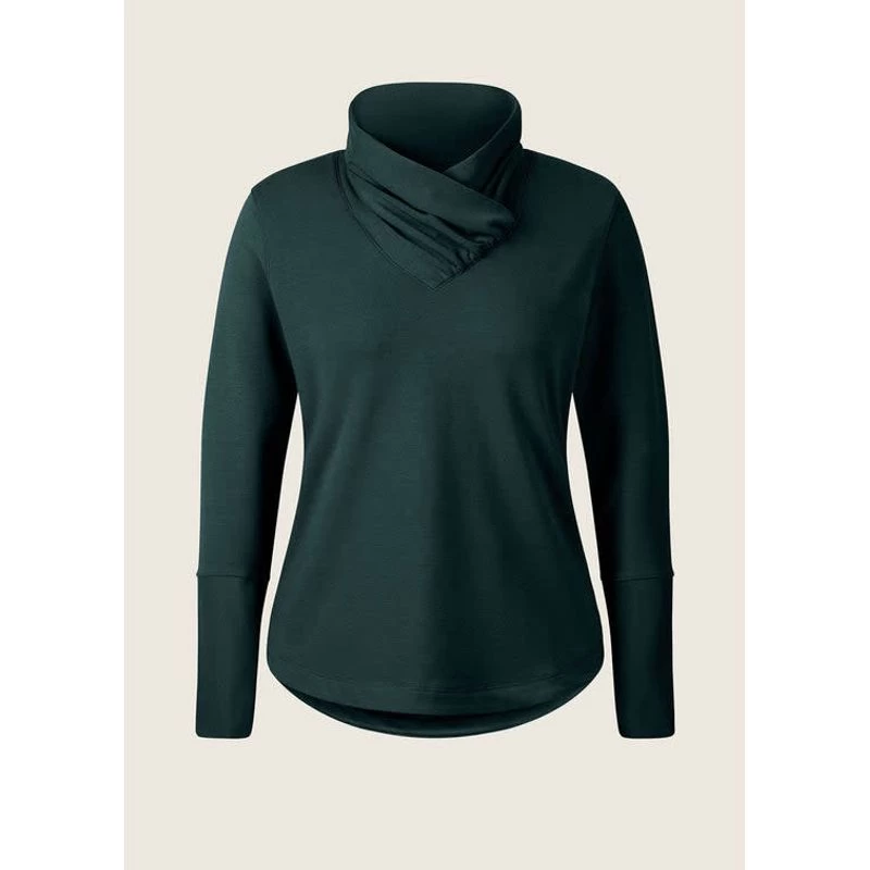 EQL Women's Weekender Wrap Neck Top - Hunter