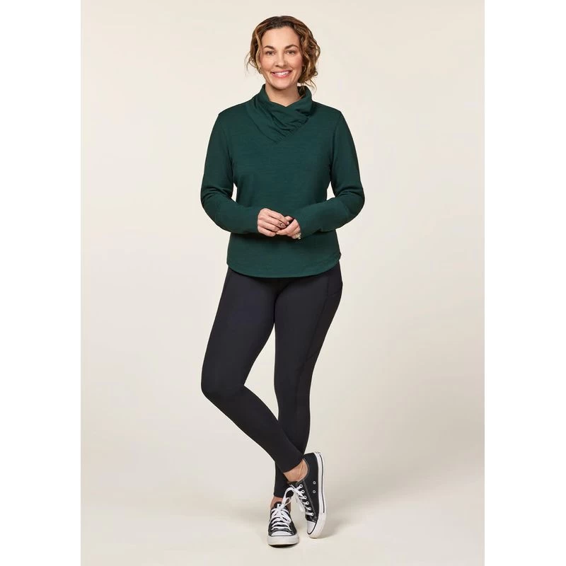EQL Women's Weekender Wrap Neck Top - Hunter - Image 4