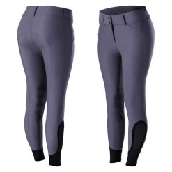 Equinavia Women's Maud Knee Patch Breeches - Antique Indigo Blue