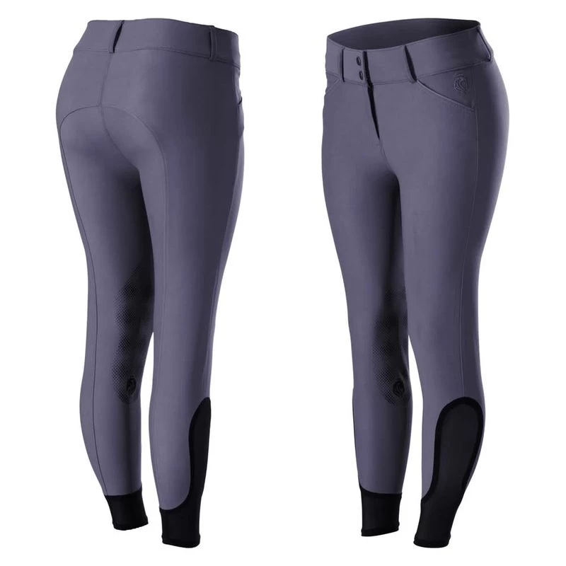 Equinavia Women's Maud Knee Patch Breeches - Antique Indigo Blue