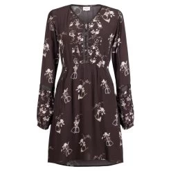 EQL Women's Gwenyth Ecovero Tunic Dress - Java Hunt Field Floral