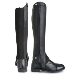 Tredstep Liberty Side Zip Half Chaps - Black